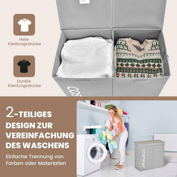 Wasmand VH32909 grijs