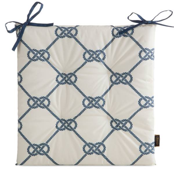 Stuhlkissen GARDEN 17A Weiß - Textil - 43 x 43 x 3 cm