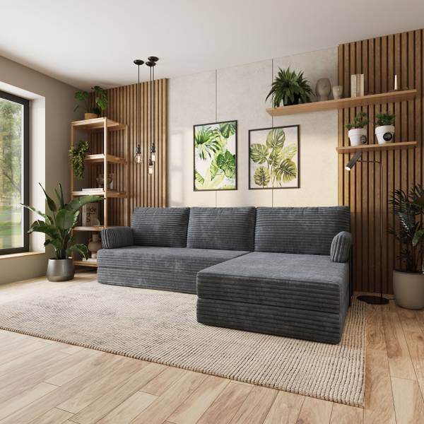 Ecksofa ANKO Dunkelgrau