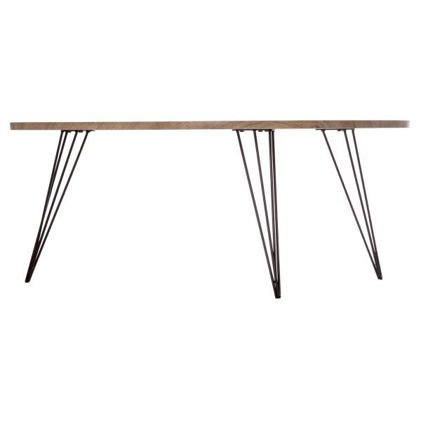 Couchtisch NEILE Braun - Metall - 112 x 40 x 80 cm