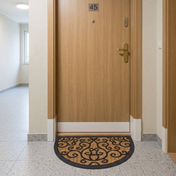 Fußmatte HH-122918 Braun - Naturfaser - 60 x 1 x 40 cm