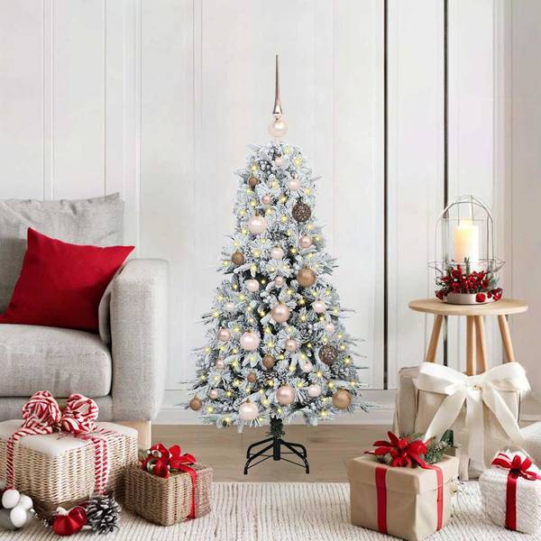 Künstlicher Weihnachtsbaum 3700000068-5 Grün - Roségold - Weiß - 60 x 120 x 60 cm