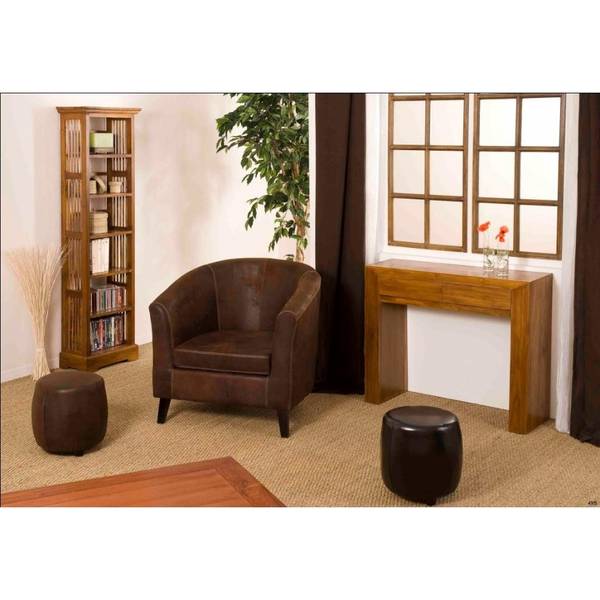 Regale API Braun - Teakholz - 24 x 160 x 45 cm