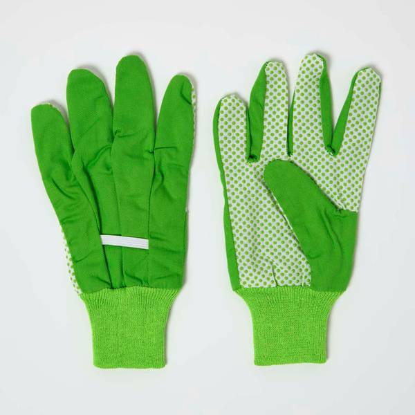 Gartenhandschuhe GA1316 3er Set Grün - Baumwollstoff - 12 x 23 x 23 cm