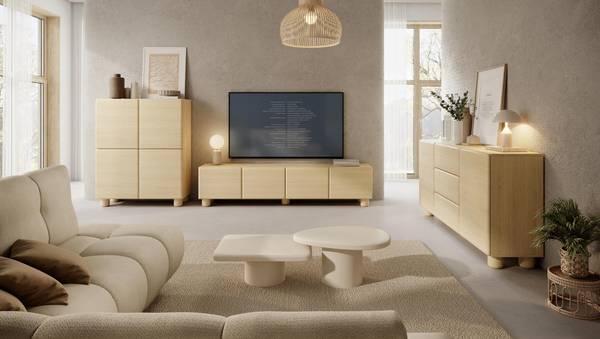 Sideboard OLMO Braun - Holzwerkstoff - 160 x 80 x 38 cm