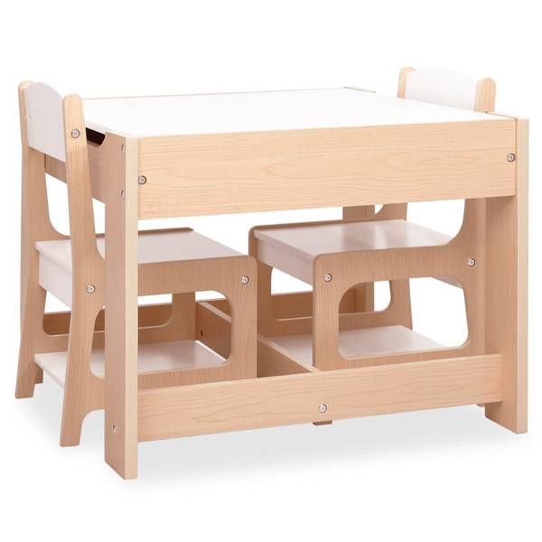 Kindertische und -stühle N( 3er Set) Braun
