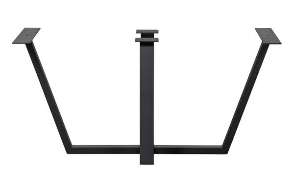 Tischbein Tablo Schwarz - Eisen - 147 x 73 x 71 cm