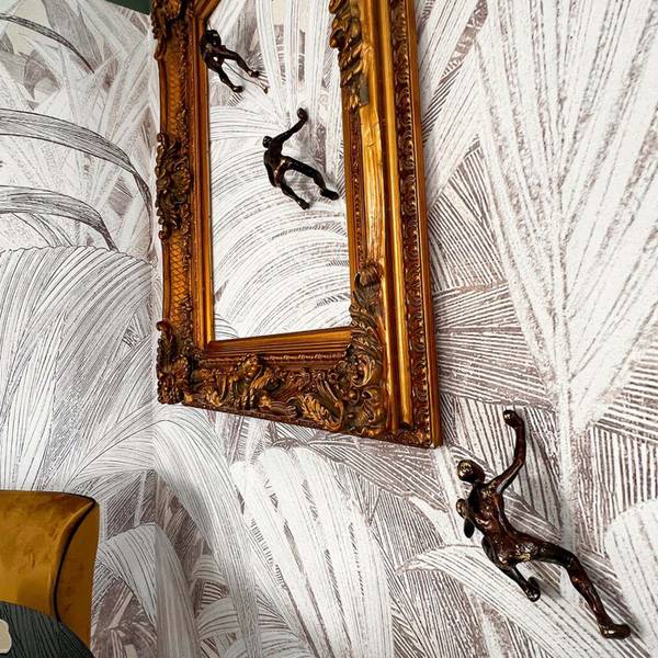 Wandschmuck Climber Braun - Harz - 9 x 23 x 14 cm