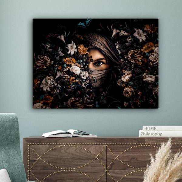 TABLEAU SUR TOILE Femme 80 x 60 cm