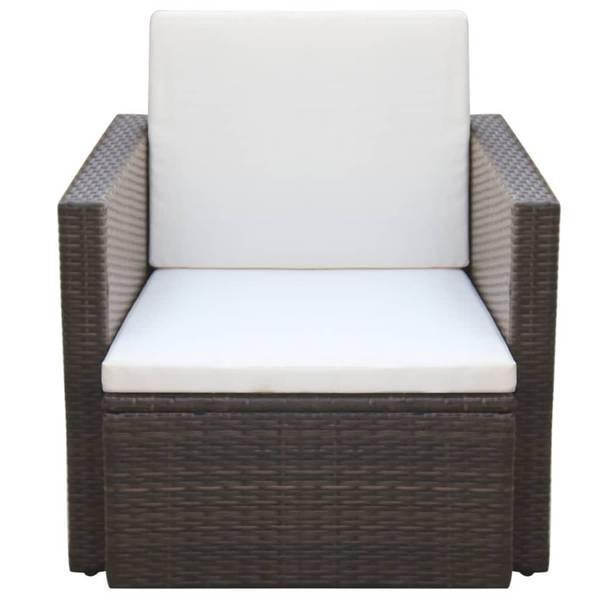 Gartenstuhl D1091 Braun - Metall - 73 x 53 x 65 cm