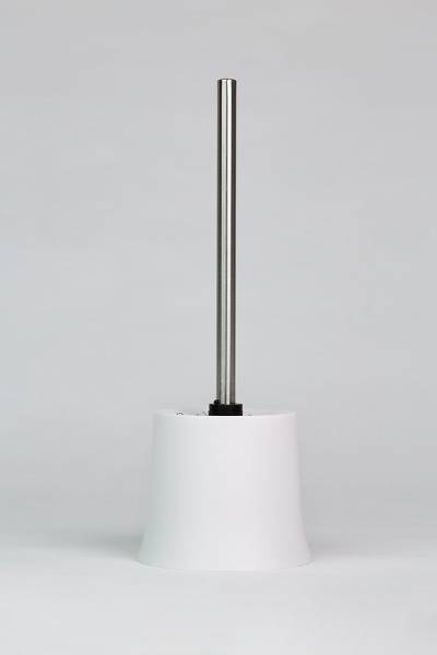WC Garnitur Basic Weiß - Kunststoff - 14 x 38 x 14 cm