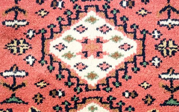 Orientteppich Oriental Orange - Wolle - 90 x 1 x 160 cm