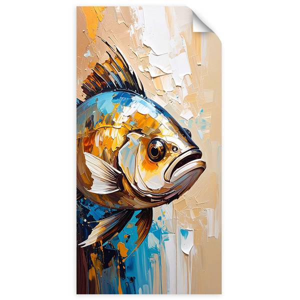 Wandsticker Fisch 50 x 100 cm