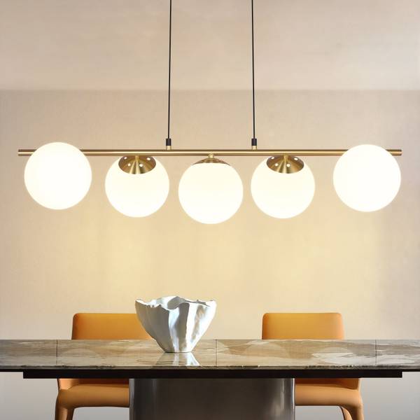 Hanglamp Glaube II met 5 lichtbronnen 20 x 174 x 90 cm