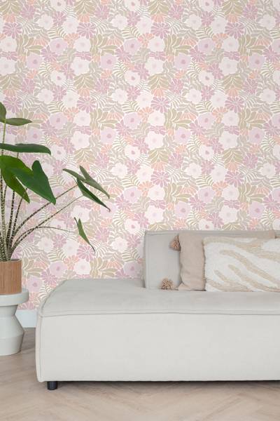 Tapete 131002 Pink - Papier - 53 x 1005 x 53 cm