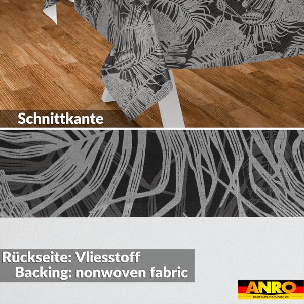 Wachstischdecke Dark-Tropika E 140 x 160 cm