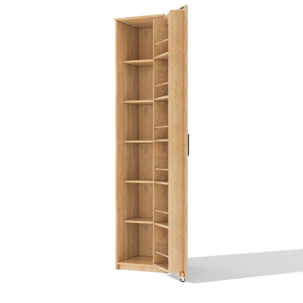 Küchenschrank CHAN285 Ⅵ Braun - Holzwerkstoff - 40 x 183 x 40 cm