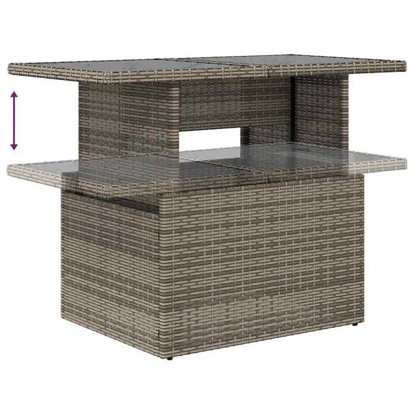 Garten-Lounge-Set 3037483-2 (6-teilig) Grau