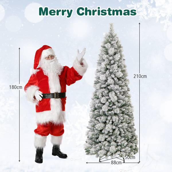 Weihnachtsbaum OY46960 Grün - Kunststoff - 88 x 210 x 88 cm