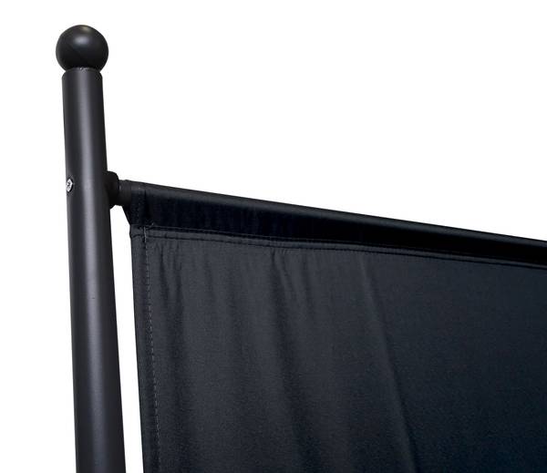 2er Set Paravent Delta Schwarz - 150 x 190 cm