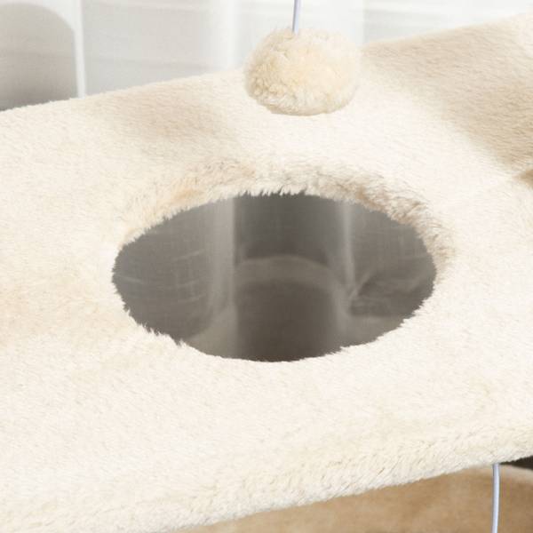 Kattenboom D30-481 bruin - plaatmateriaal op houtbasis - 30 x 76 x 60 cm