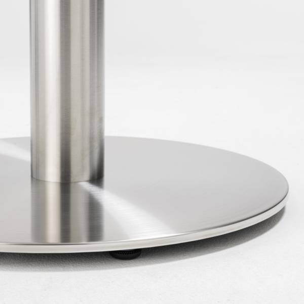 Esstisch Montmartre Weiß - Metall - 60 x 72 x 2 cm