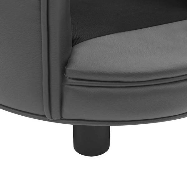Hondenbank 3007447 grijs - polyester - 48 x 32 x 48 cm