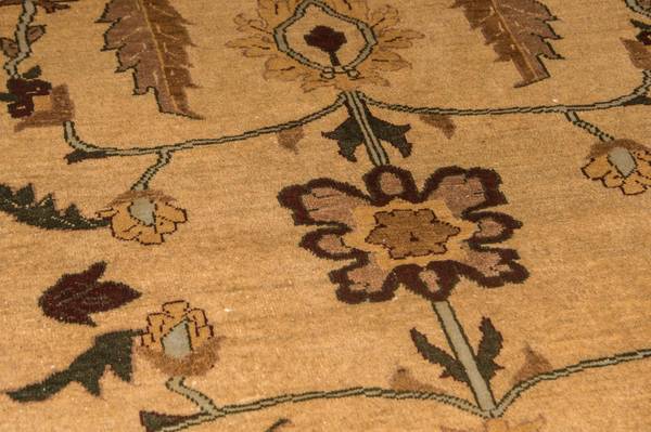 Orientteppich Oriental Beige - Wolle - 134 x 1 x 186 cm
