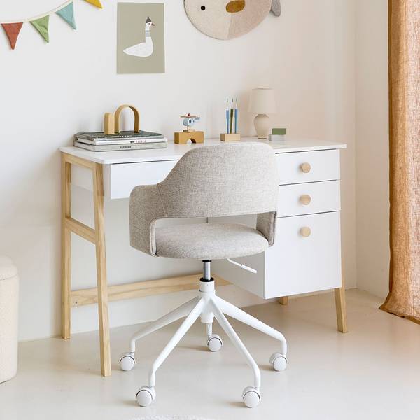 Kinder Schreibtischstuhl CERISE Beige