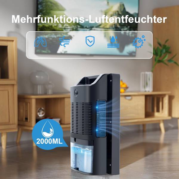 Luchtontvochtiger LeDry zwart