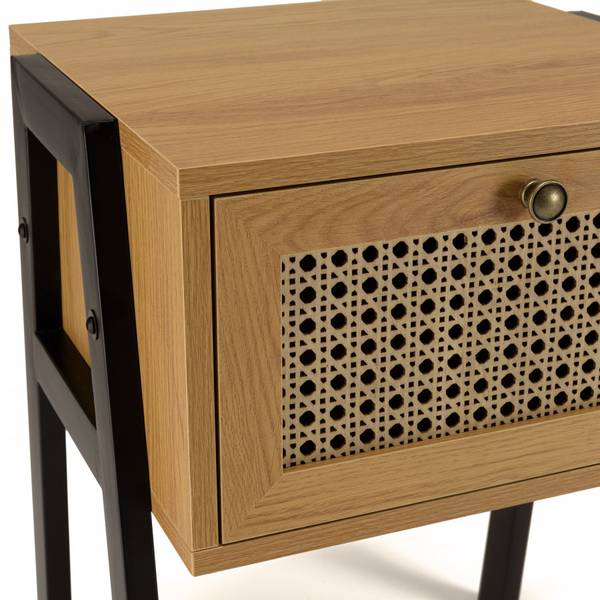 Nachttisch CHARLIE Braun - Holzwerkstoff - 40 x 58 x 44 cm