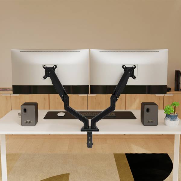 Monitorhalterung Ergomount GF2 Schwarz - Aluminium - 101 x 410 x 4 cm