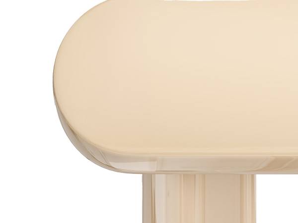 Konsolentisch LESONA Beige - Holz teilmassiv - 35 x 80 x 120 cm