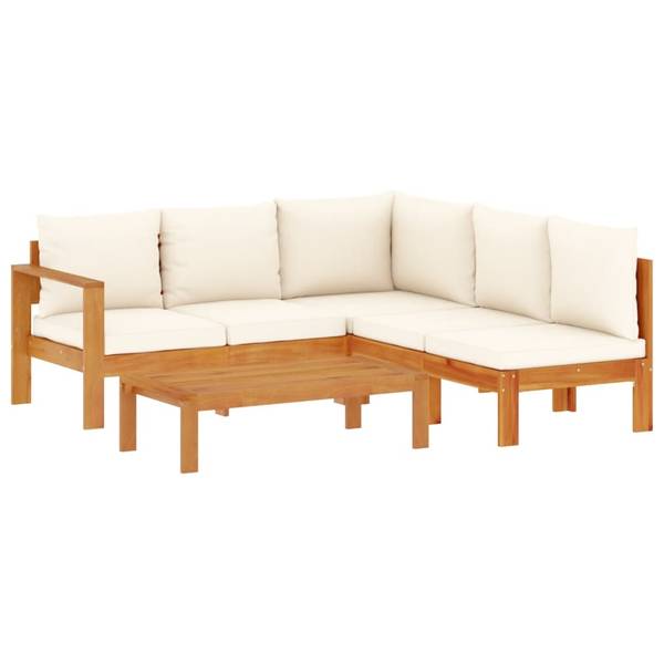 Garten Sofagarnitur 3033744-3 (4-teilig) Creme