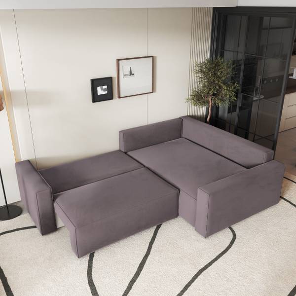 Ecksofa ERONIS M Flieder
