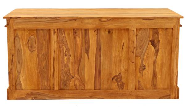 Schreibtisch Jali Braun - Sheesham - 160 x 76 x 80 cm