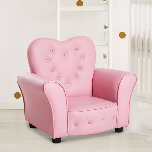 Kindersessel Prinzessin 310-025 Pink - Kunststoff - 42 x 49 x 59 cm