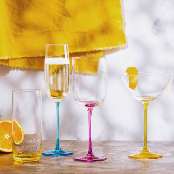 Weingläsern Gala 4er-Set Glas - 35 x 22 x 8 cm