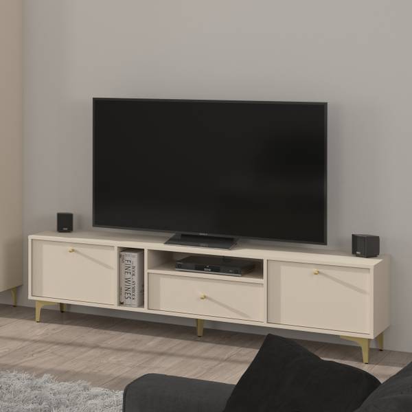 TV-Lowboard TORINO I 2K 1S Beige