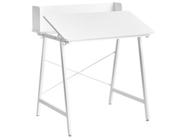 Schreibtisch ALAND Weiß - Holzwerkstoff - 80 x 94 x 62 cm