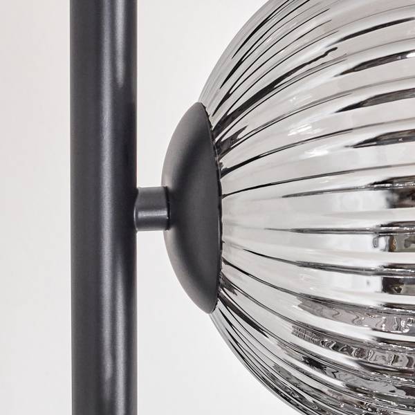 Stehlampe Cesaro Grau - Metall - 17 x 160 x 69 cm