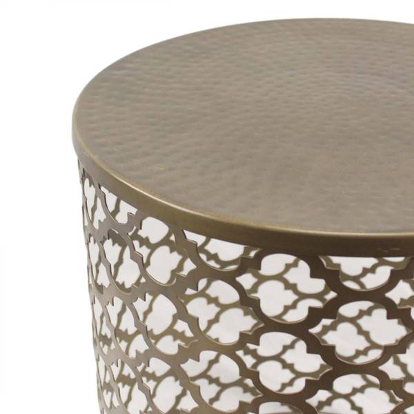 Beistelltisch Arabesk Messing - Metall - 40 x 51 x 40 cm