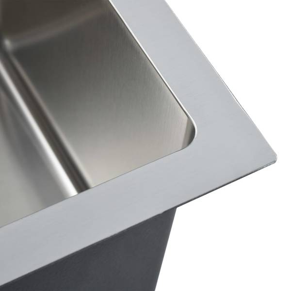 Küchenspüle V924 Silber - Metall - 44 x 20 x 59 cm