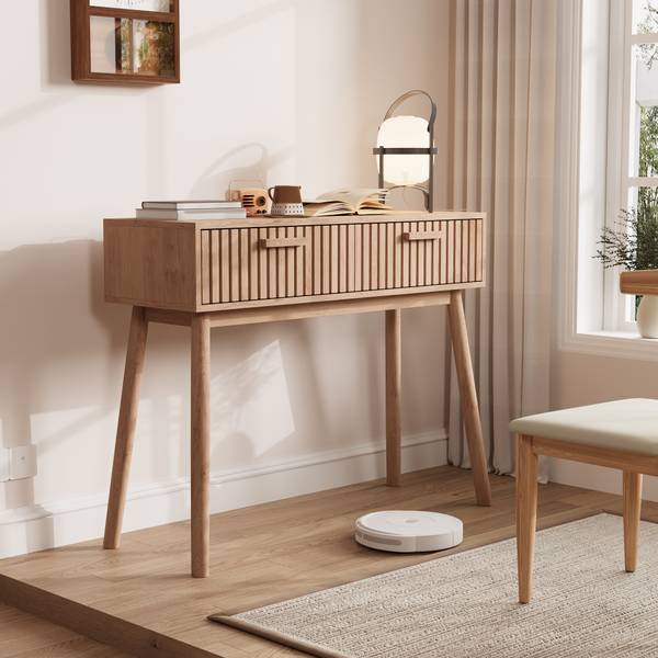 Konsolentische GKHYM5 Braun - Holzwerkstoff - 100 x 80 x 35 cm