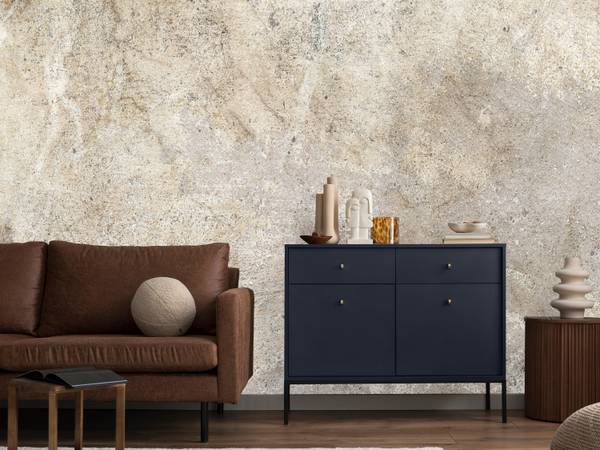 Fototapete Mauer Beton Minimalismus 100 x 70 x 70 cm