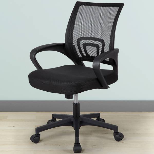 2 x Ergonomischer Bürostuhl Schwarz - Kunststoff - 60 x 97 x 61 cm