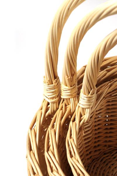3tlg. Set Dekokorb DECOGIFTBSK Braun - Naturfaser - 41 x 16 x 49 cm