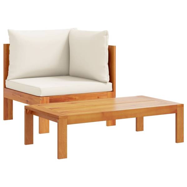 Garten Sofagarnitur 3033744-3 (4-teilig) Creme