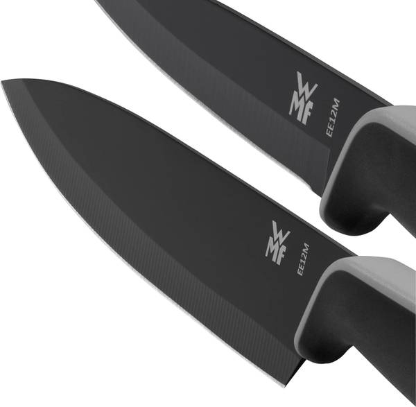 Küchenmesser Set Touch 2-tlg Schwarz - Metall