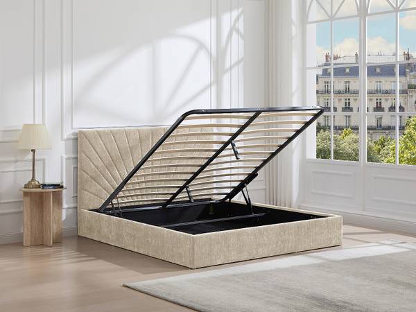 Bett mit Bettkasten RIBIOLA 213 x 188 cm